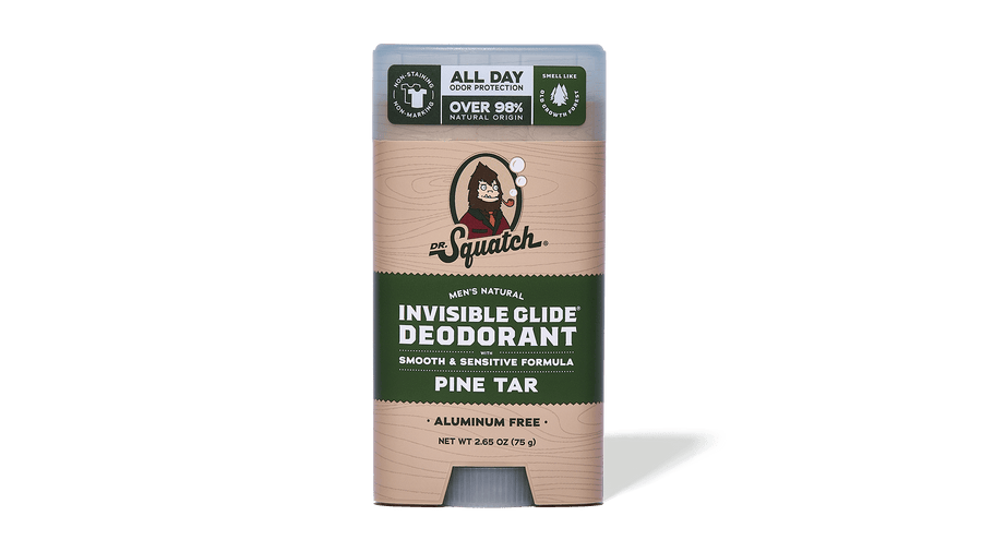 Pine Tar Invisible Glide Deodorant - Travel Active Routine