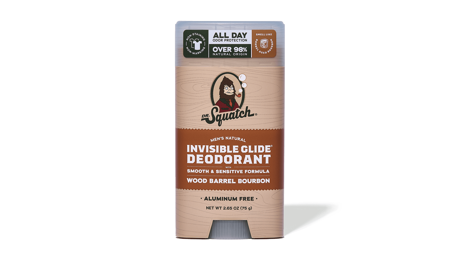 Wood Barrel Bourbon Invisible Glide Deodorant - All Day Fresh