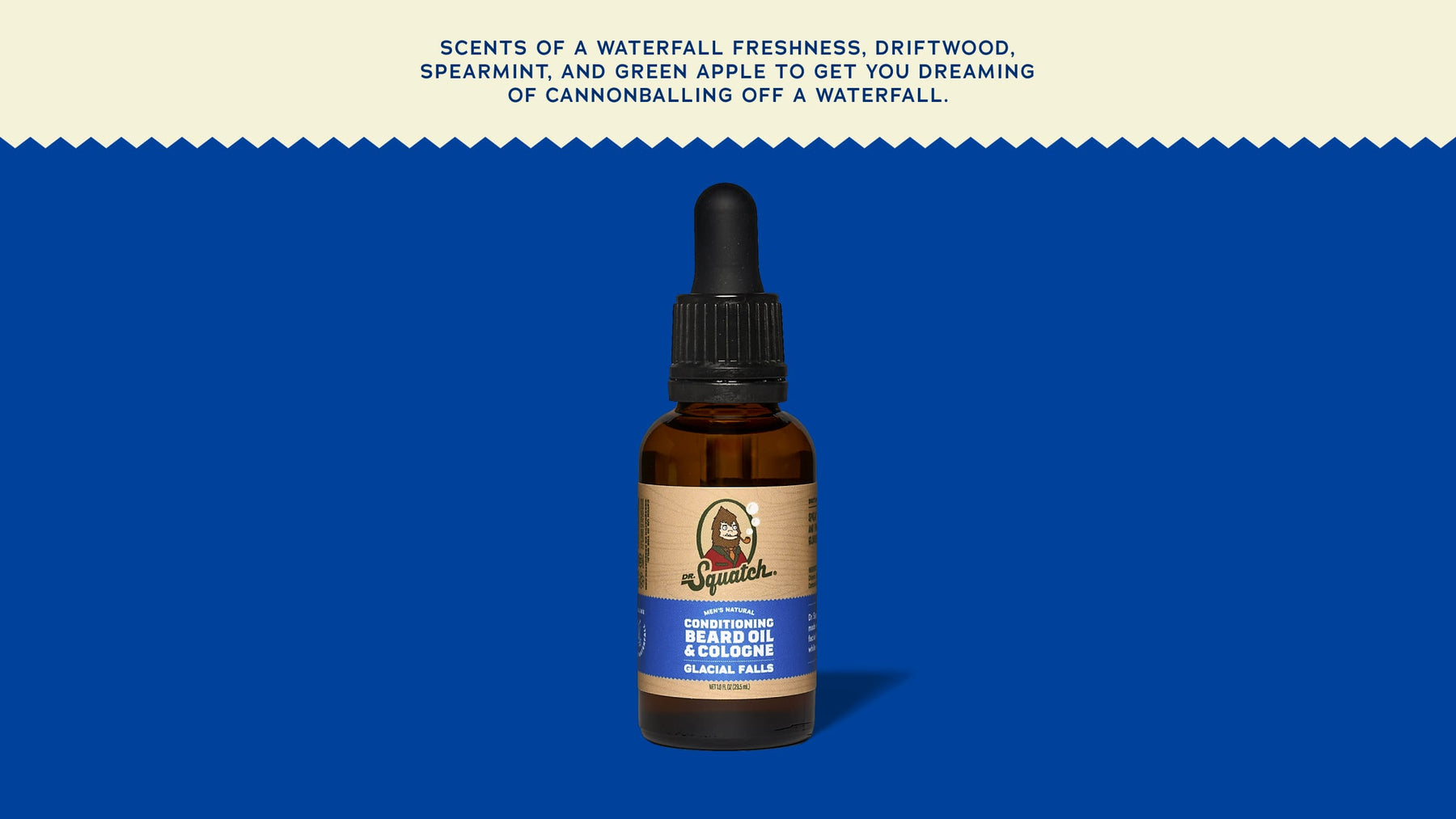 Conditioning Beard Oil & Cologne Glacial Falls - Daily Evening Signature