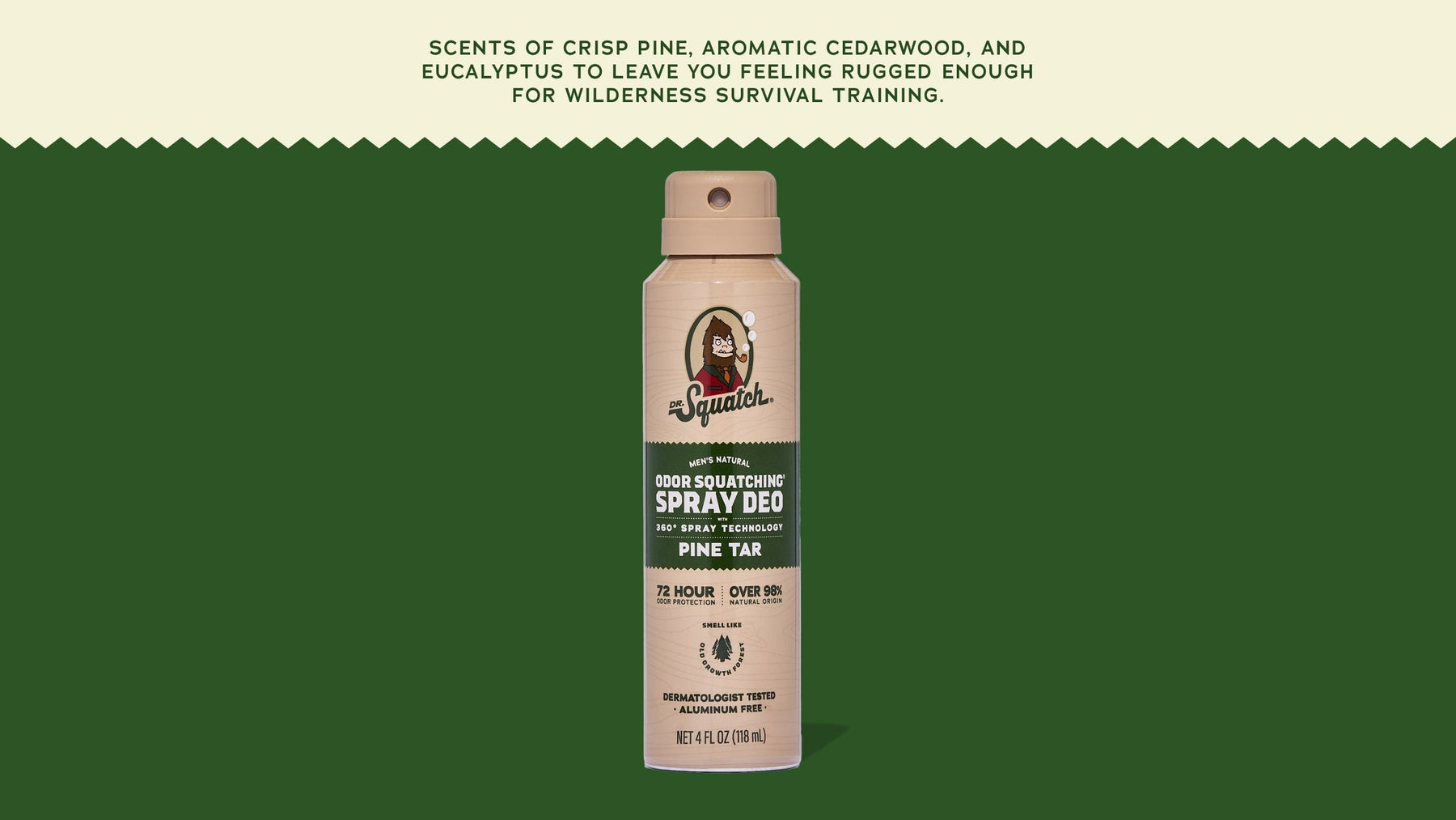 Pine Tar Spray Deodorant - Simple Active Guard