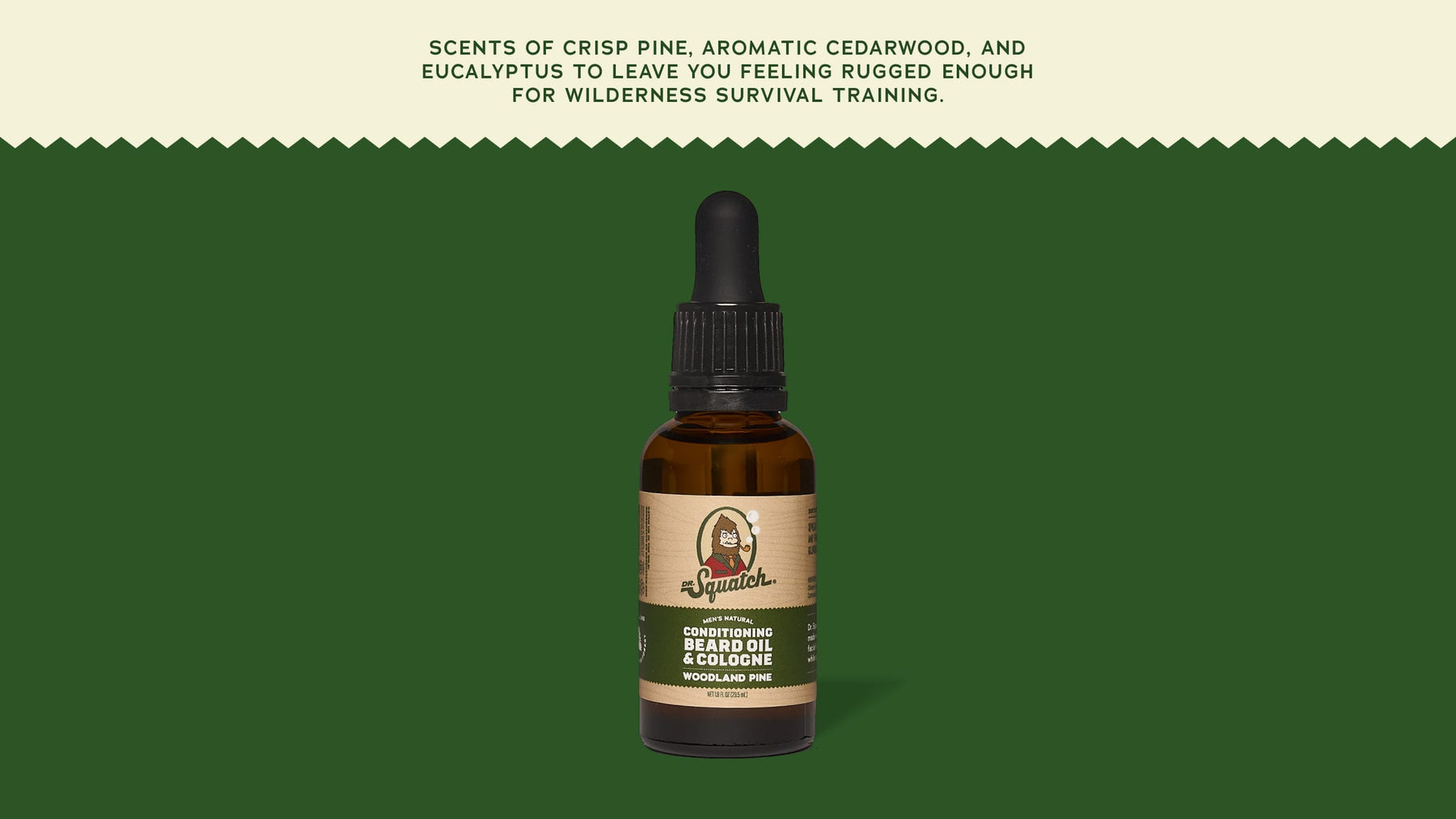Conditioning Beard Oil & Cologne Woodland Pine - Forest Daily Signature