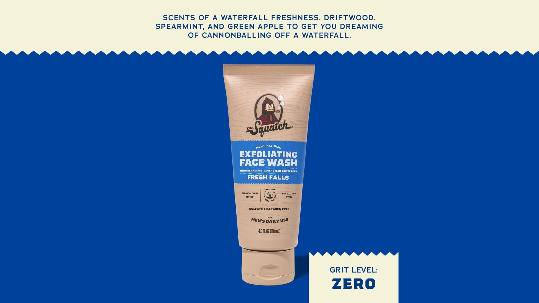 Fresh Falls Exfoliating Face Wash - Classic Trail Clean