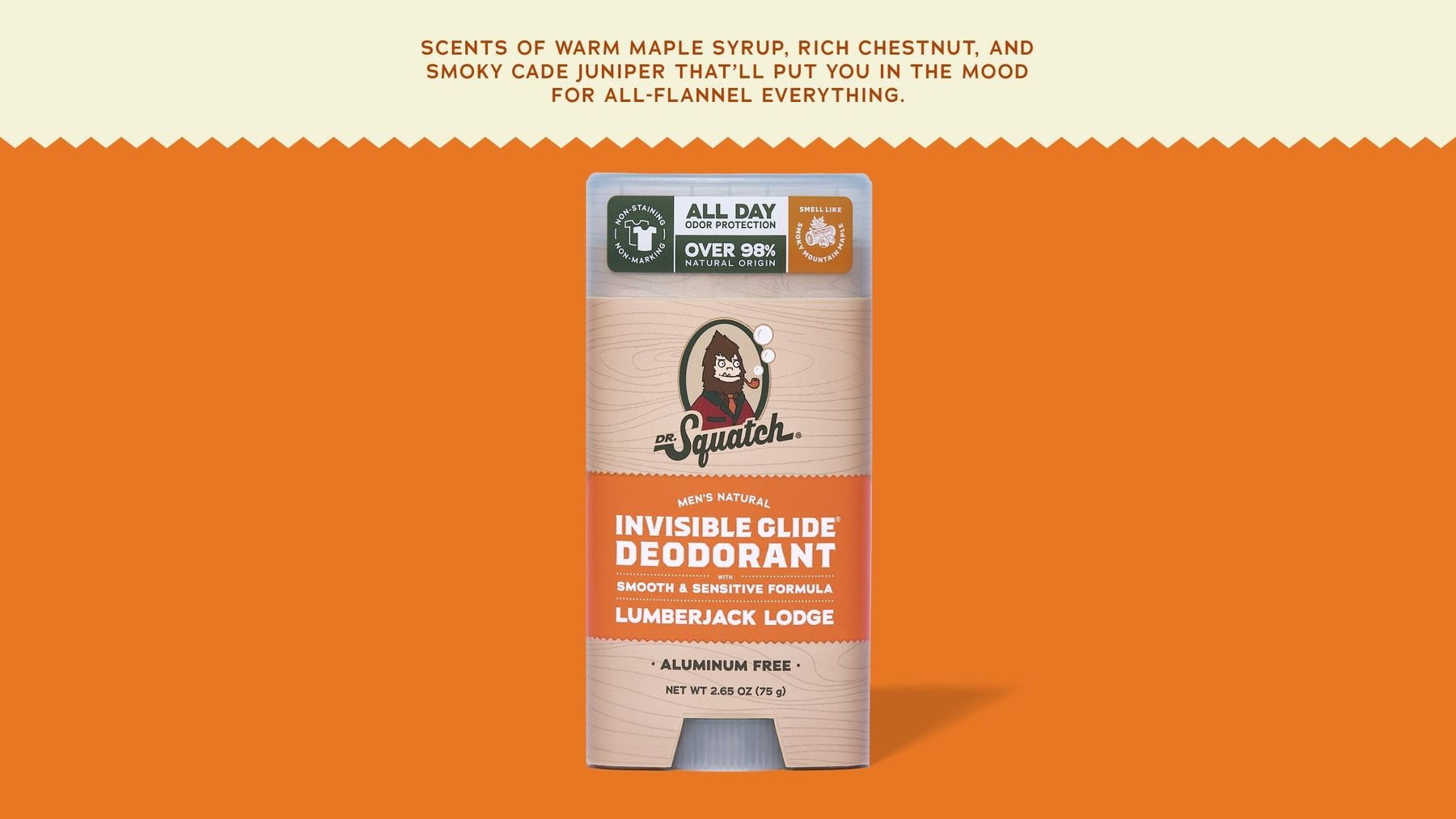 Lumberjack Lodge Invisible Glide Deodorant - Essential Fresh Glide