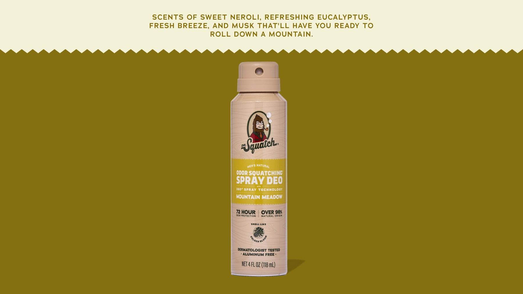 Mountain Meadow Spray Deodorant - Easy Carry
