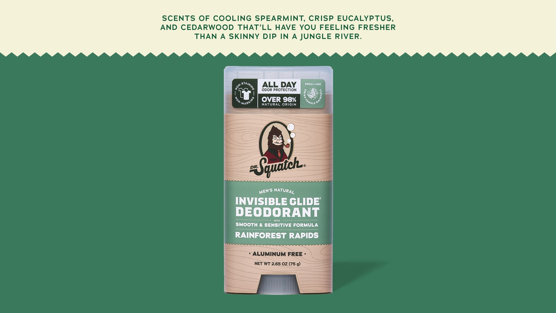 Rainforest Rapids Invisible Glide Deodorant - Premium Active Shield