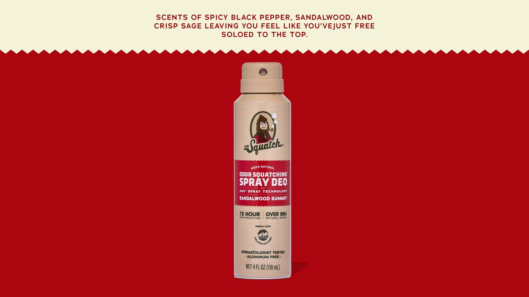 Sandalwood Summit Spray Deodorant - Classic Active Carry