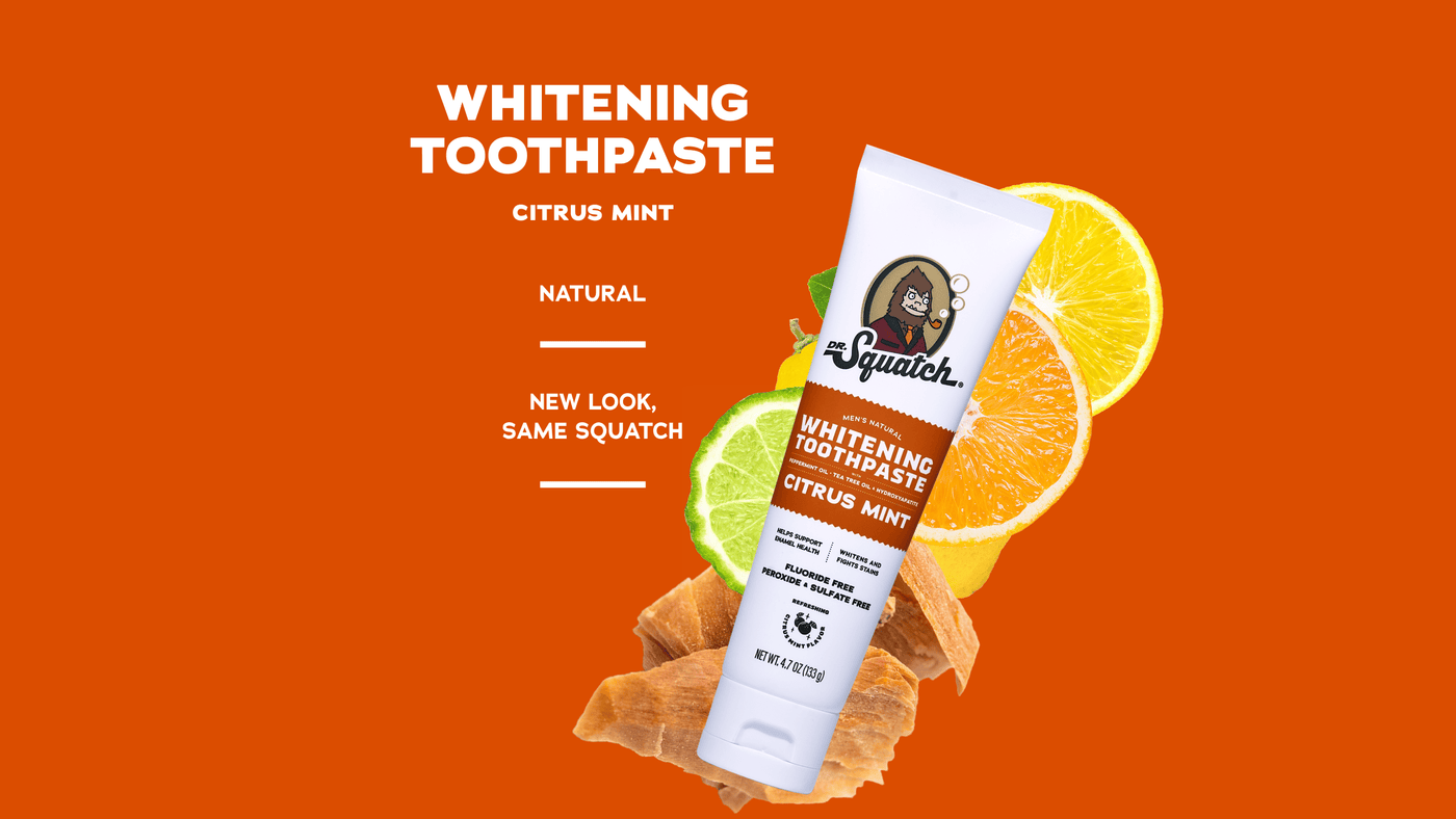 Citrus Mint Whitening Toothpaste - Essential Clean Use