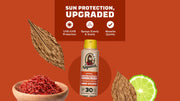 Dr. Squatch Spray Sunscreen | SPF 30 UVA/UVB Protection | Non-Greasy Mineral Sunscreen for Men - Beach Ready