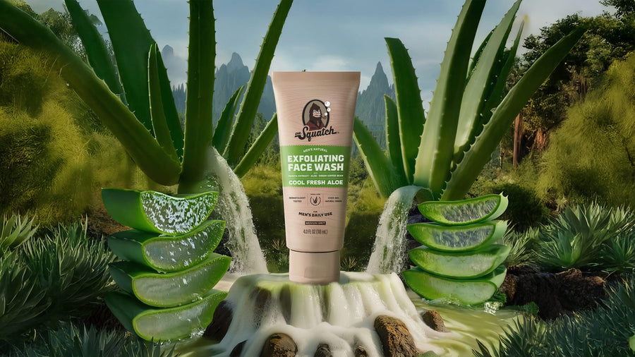 Cool Fresh Aloe Exfoliating Face Wash - Easy Fresh Blend