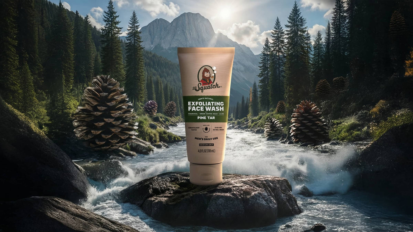 Pine Tar Exfoliating Face Wash - Essential Lather