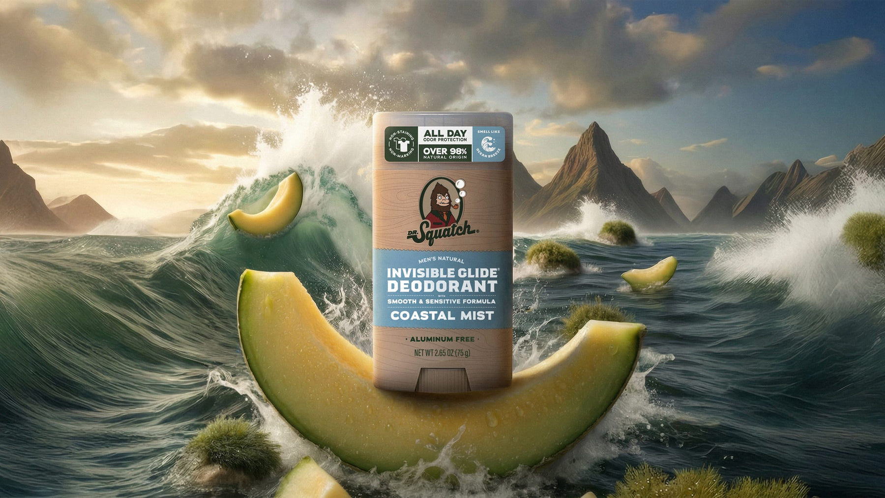 Coastal Mist Invisible Glide Deodorant - Classic Clean Routine