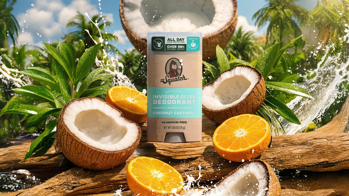 Coconut Castaway Invisible Glide Deodorant - Essential Clean Glide