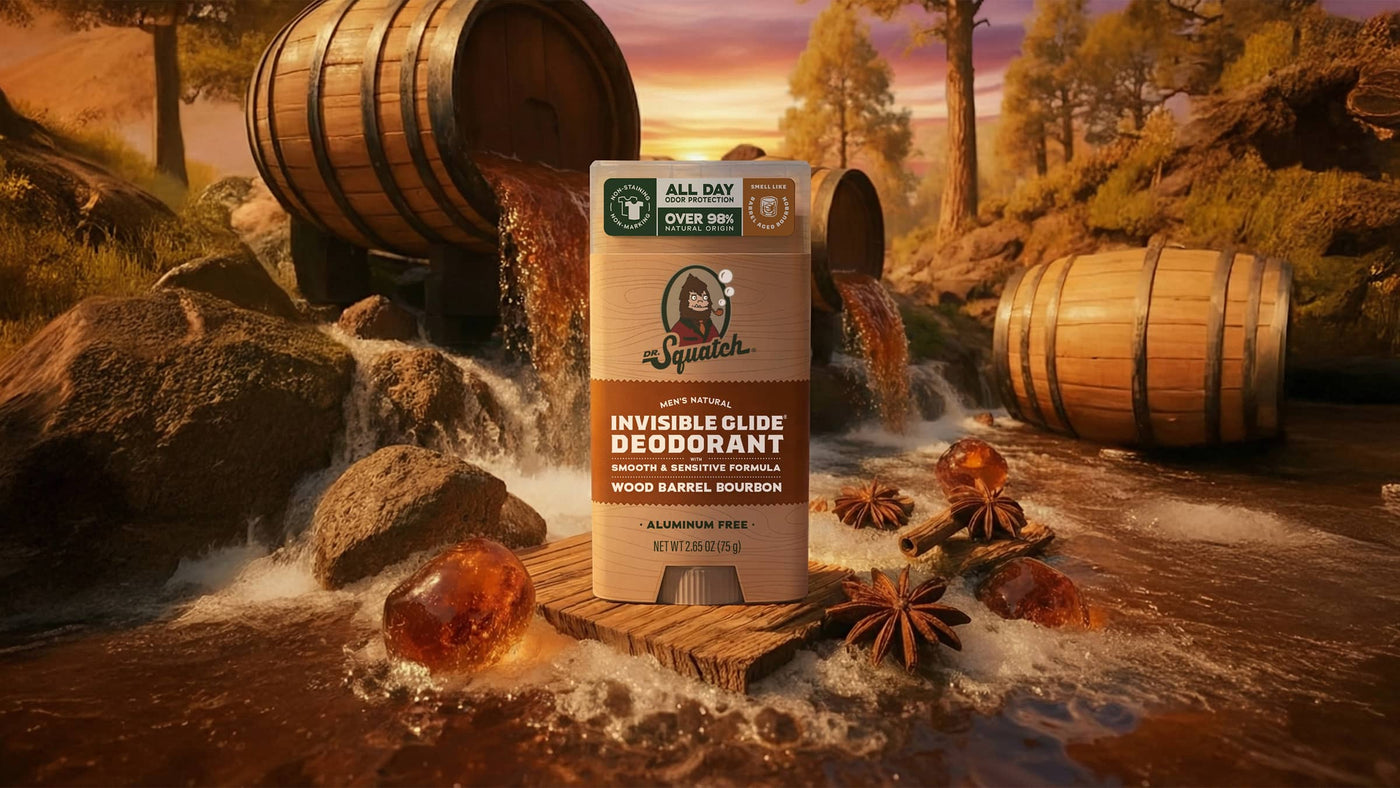 Wood Barrel Bourbon Invisible Glide Deodorant - All Day Fresh