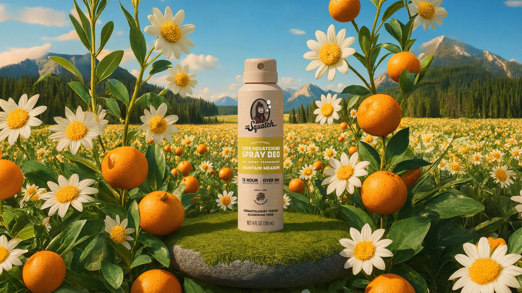 Mountain Meadow Spray Deodorant - Easy Carry