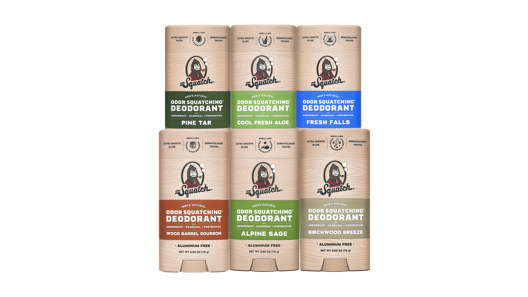 Deodorant 6-Pack - Simple Outdoor Choice