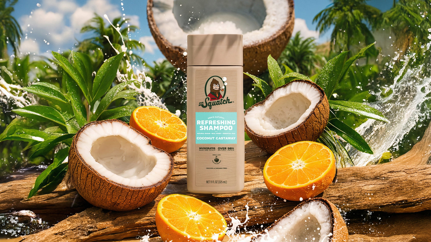 Coconut Castaway Shampoo - Premium Shower Routine