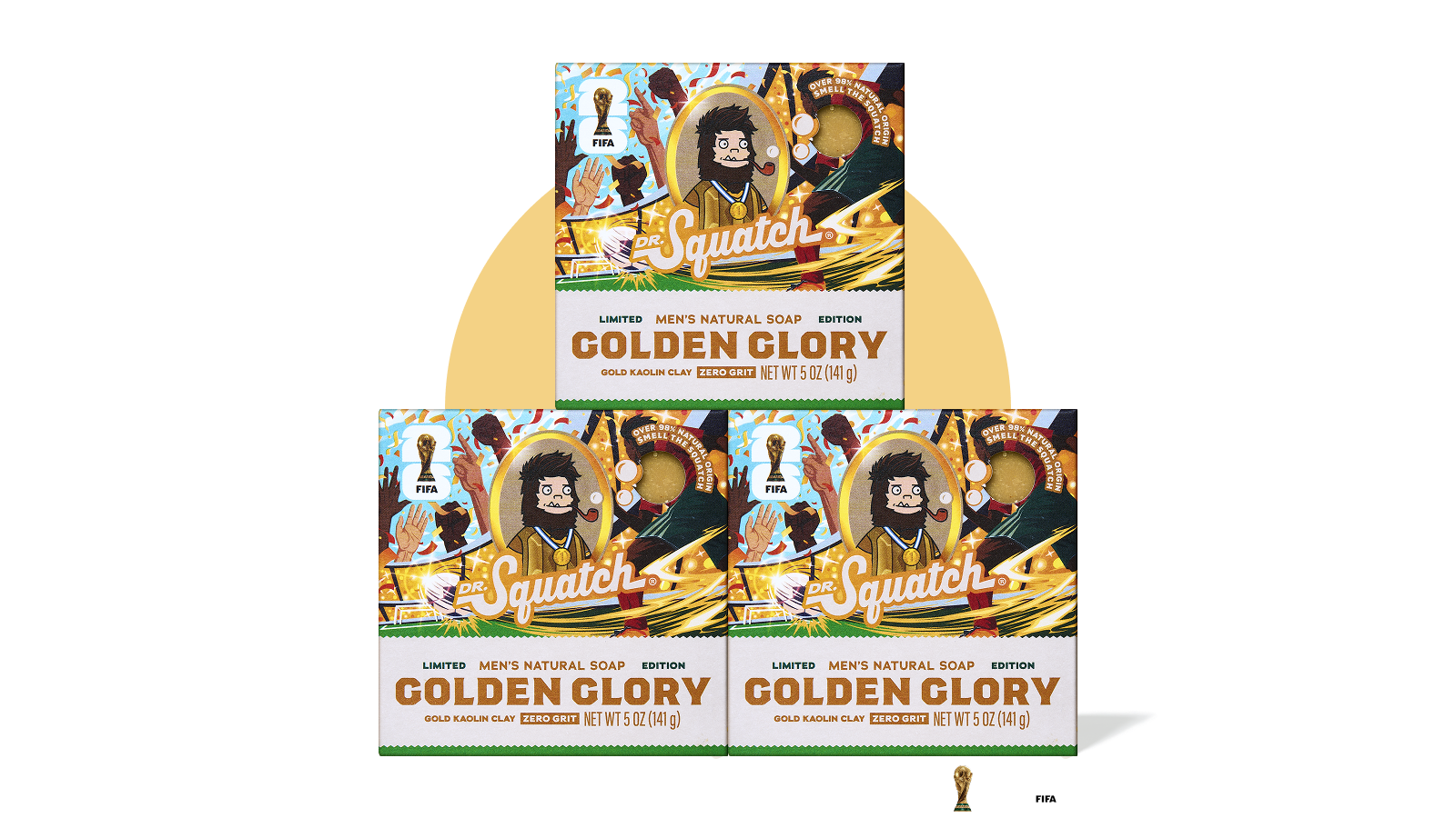 FIFA Golden Glory 3-Pack Bar Soap Bundle - Fresh Rotation
