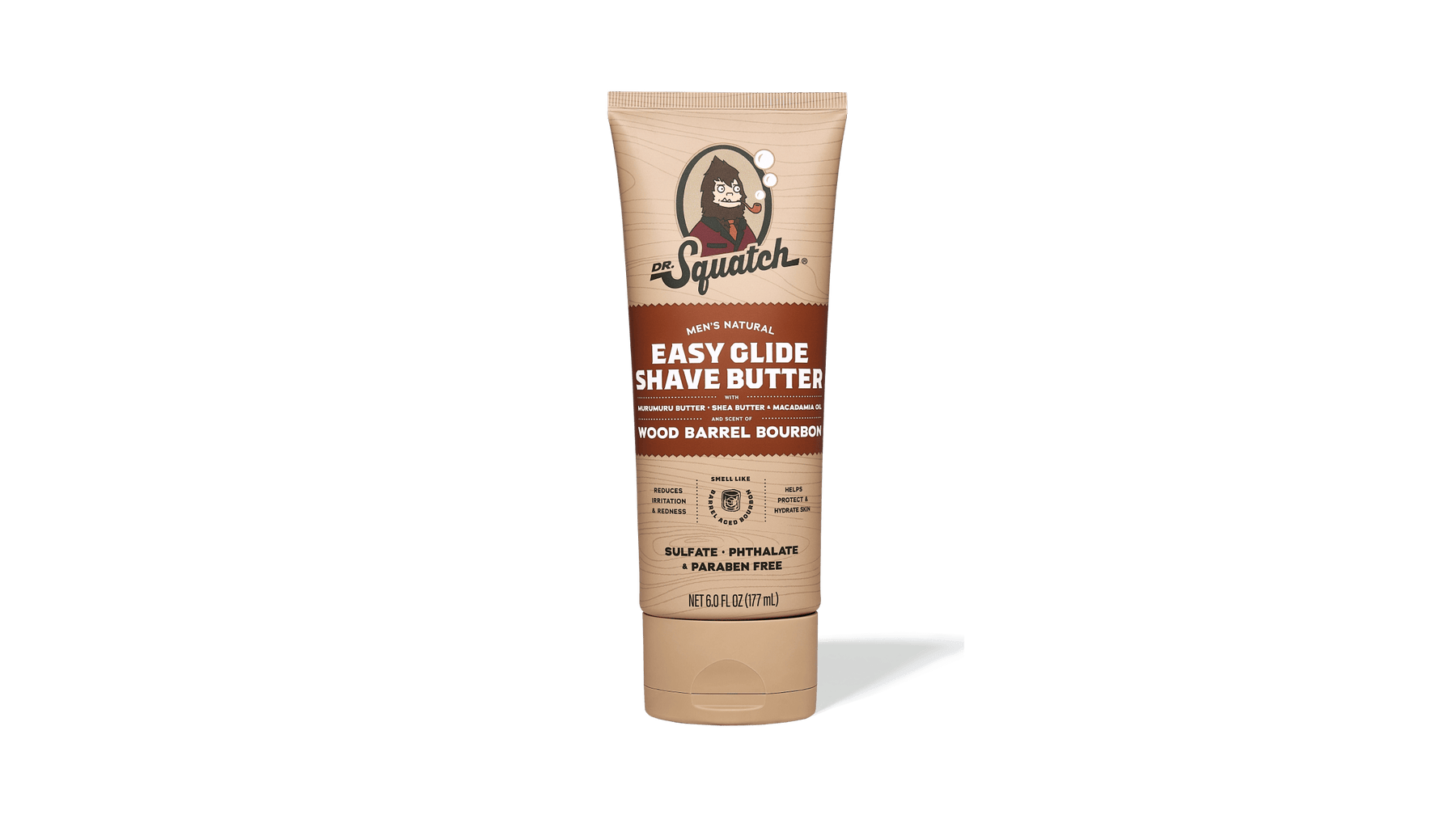 Easy Glide Shave Butter Wood Barrel Bourbon - Active Outdoor Lather